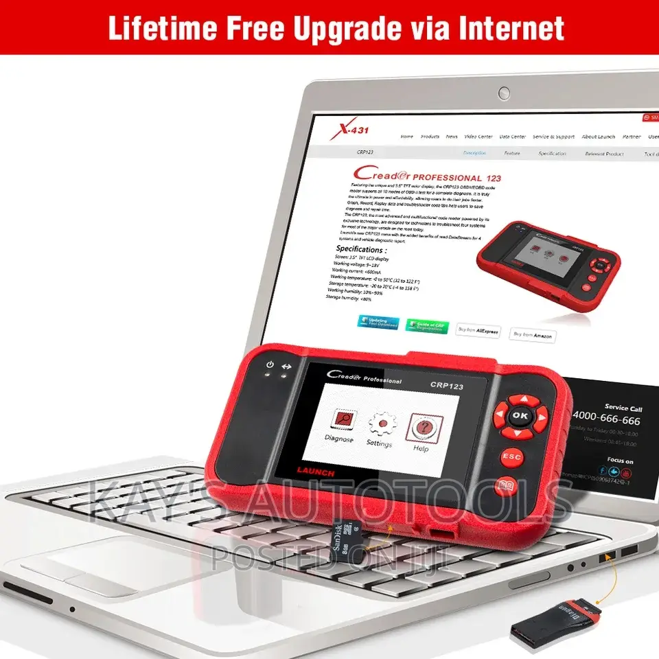 Launch Crp123 Car Engine, Abs, Transmission Fault Scanner