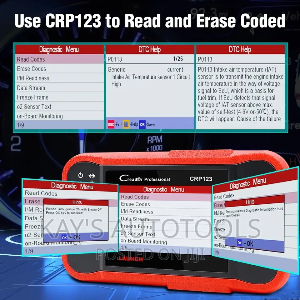Launch Crp123 Car Engine, Abs, Transmission Fault Scanner