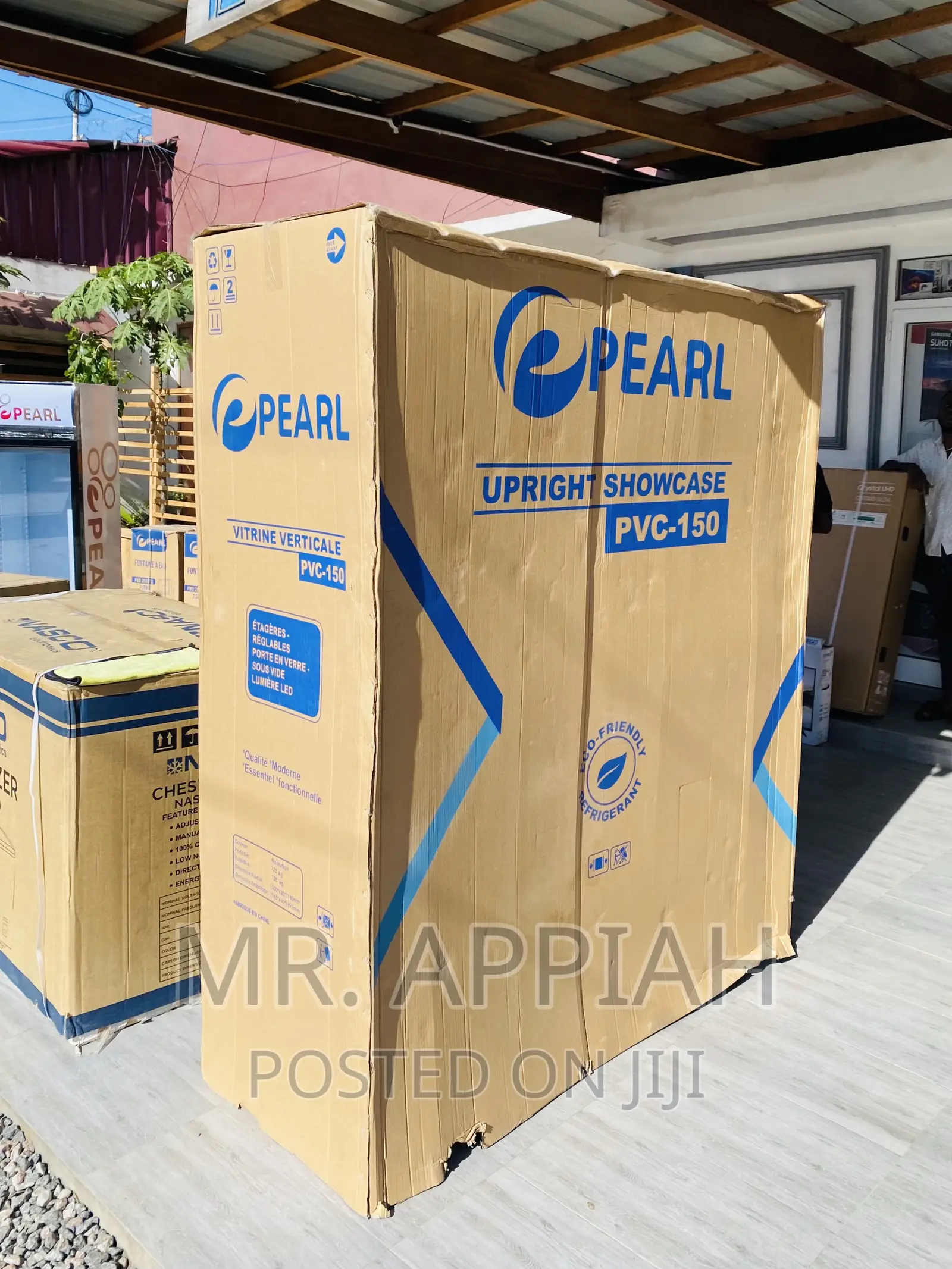 Purchase Authentic Pearl PVC 150 3 Doors Display Fridge.