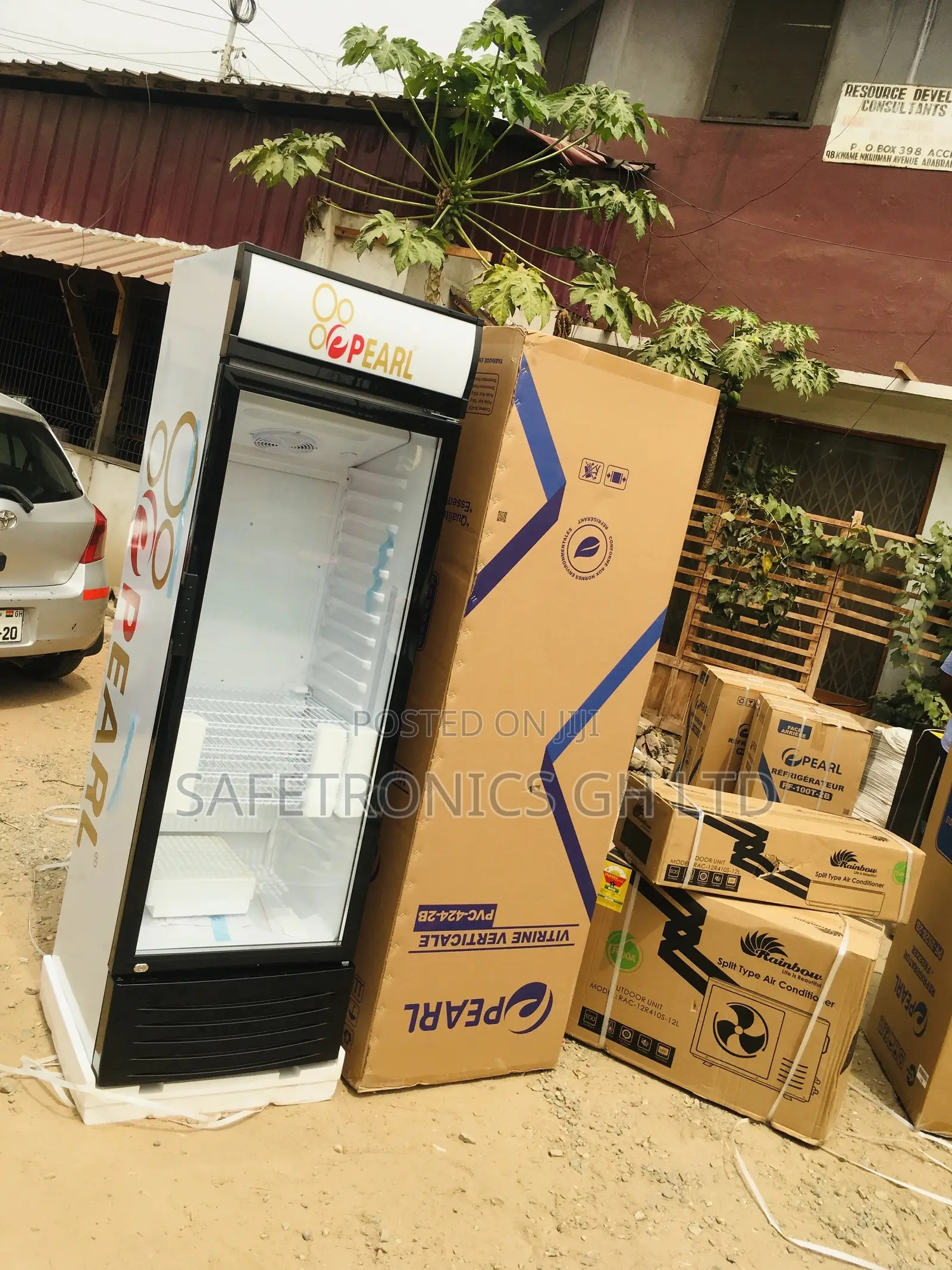 Glass Pearl Singledoor PVC-424 Display Original Fridge