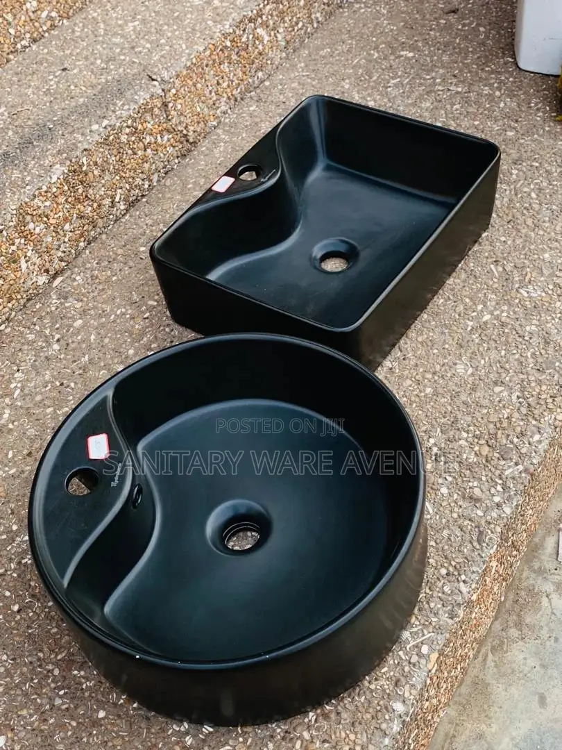Black Basin - Pedicure Bowl - Countertop Basin