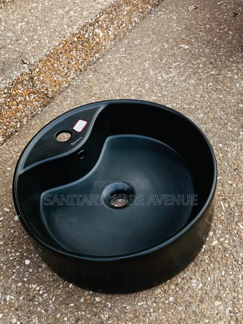 Black Basin - Pedicure Bowl - Countertop Basin