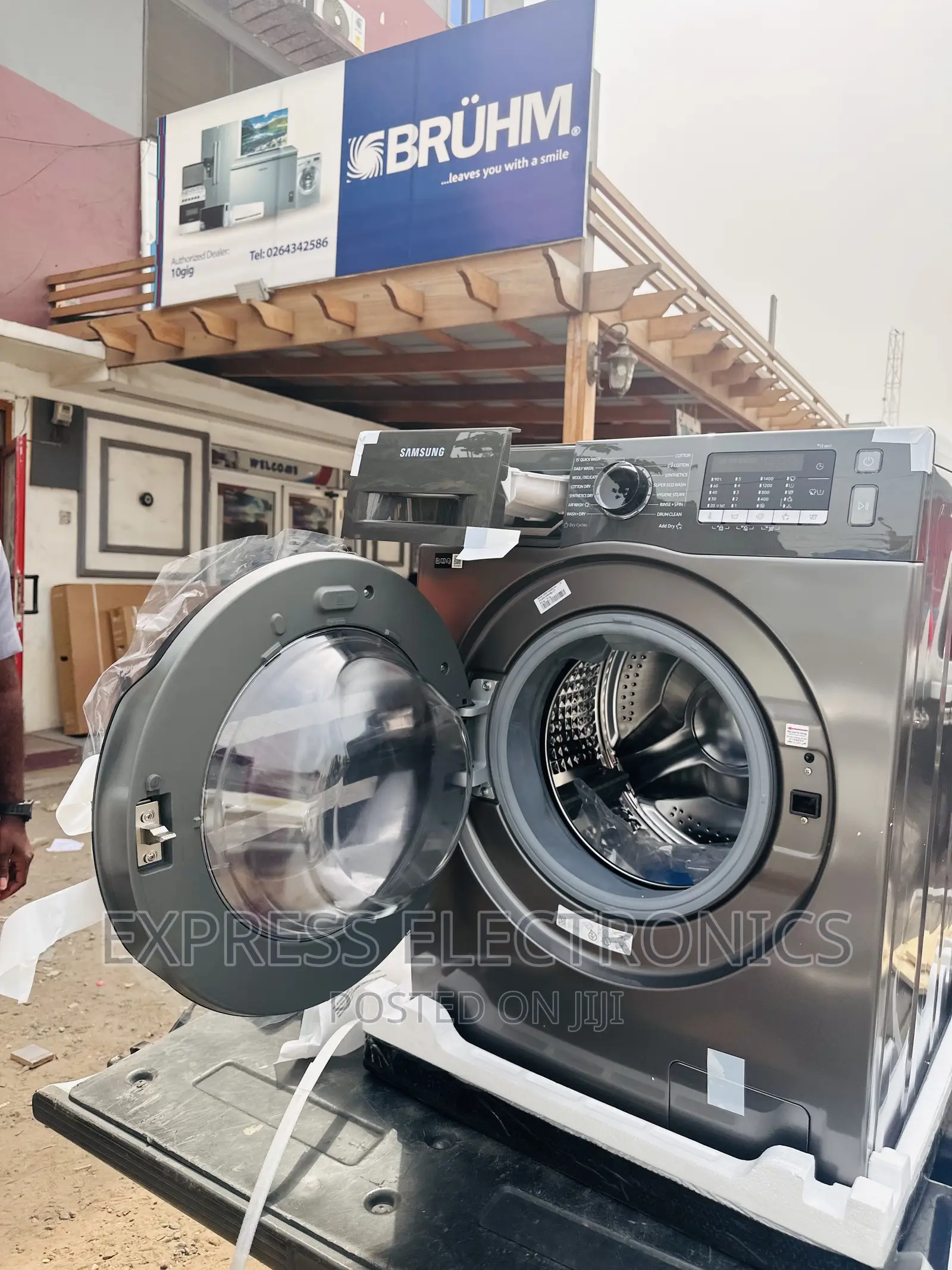 Less Vibration Washing Full Auto Samsung-Wd80ta046—8kg