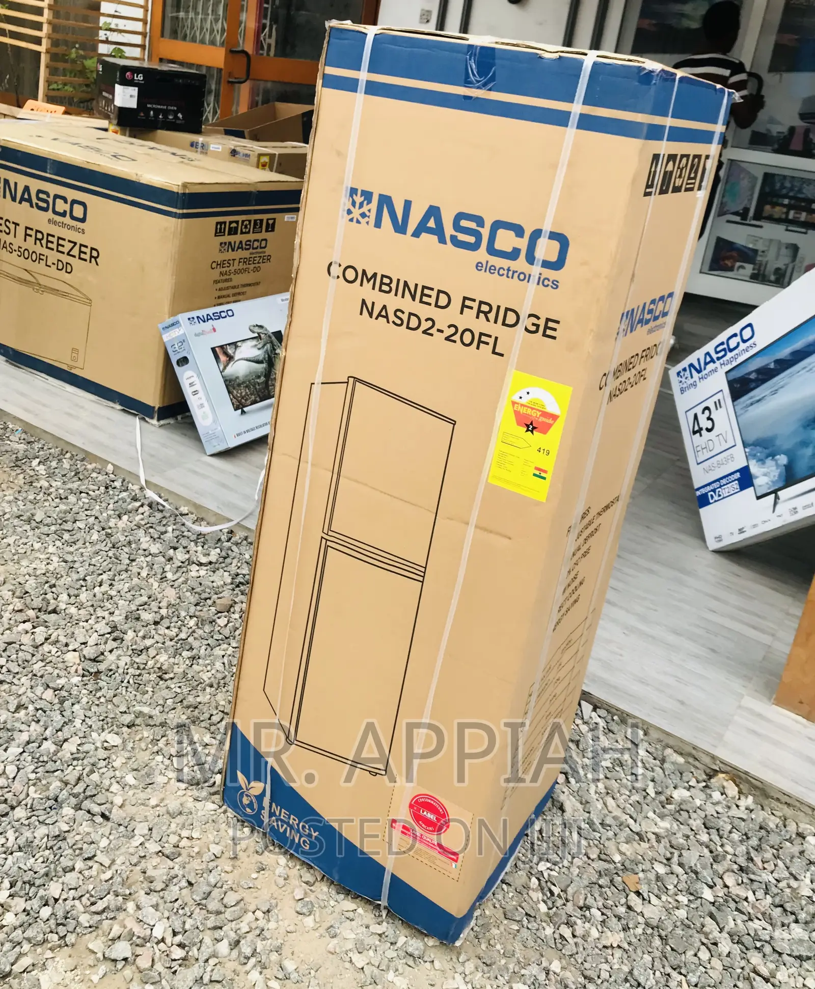 Latest Nasco Nasd2-20fl Double Door Electric Fridge.