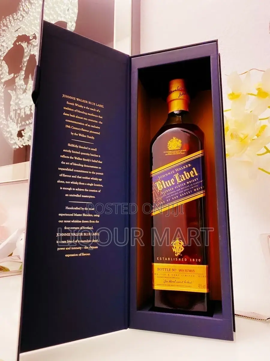 Johnnie Walker Blue Label Blended Whisky 750ml