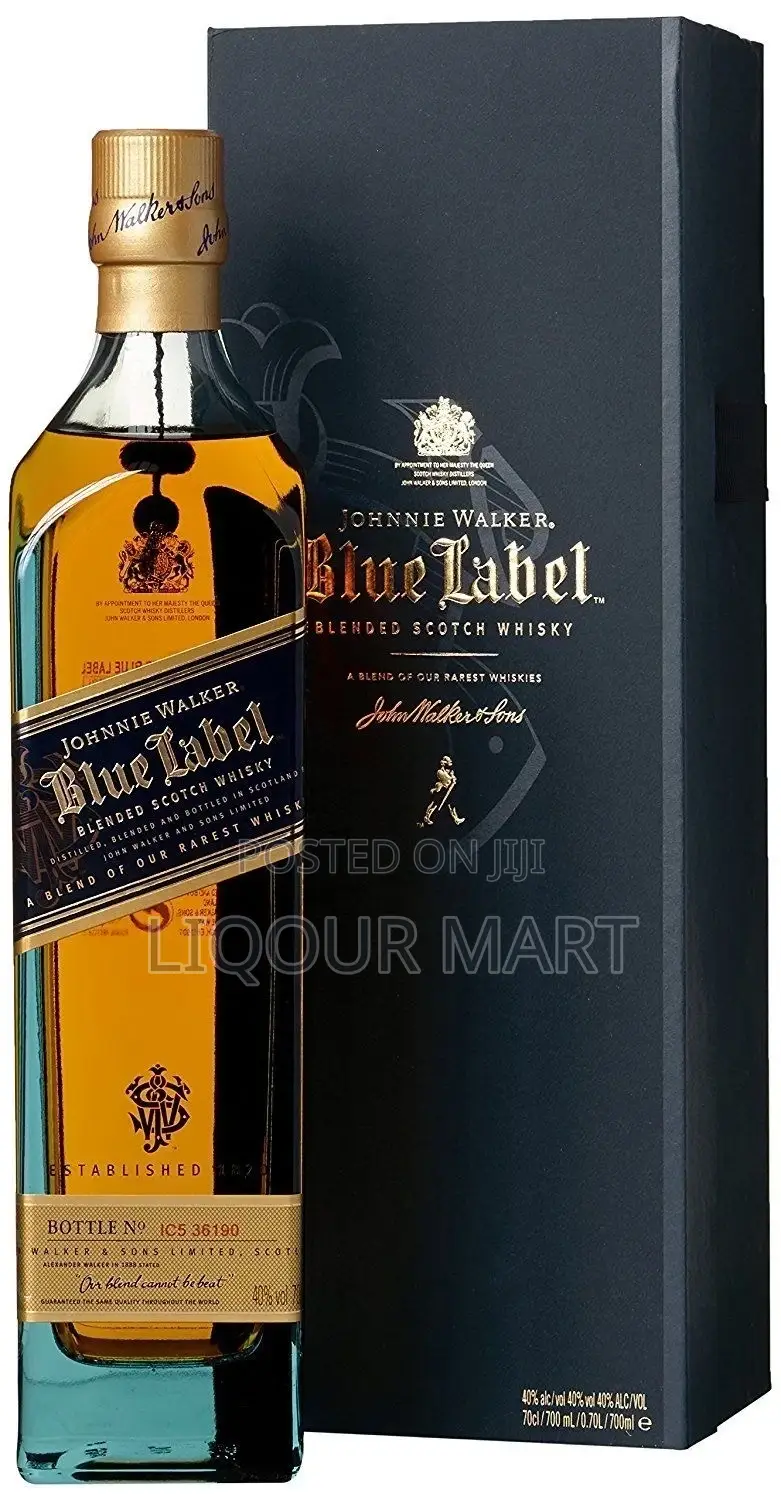 Johnnie Walker Blue Label Blended Whisky 750ml