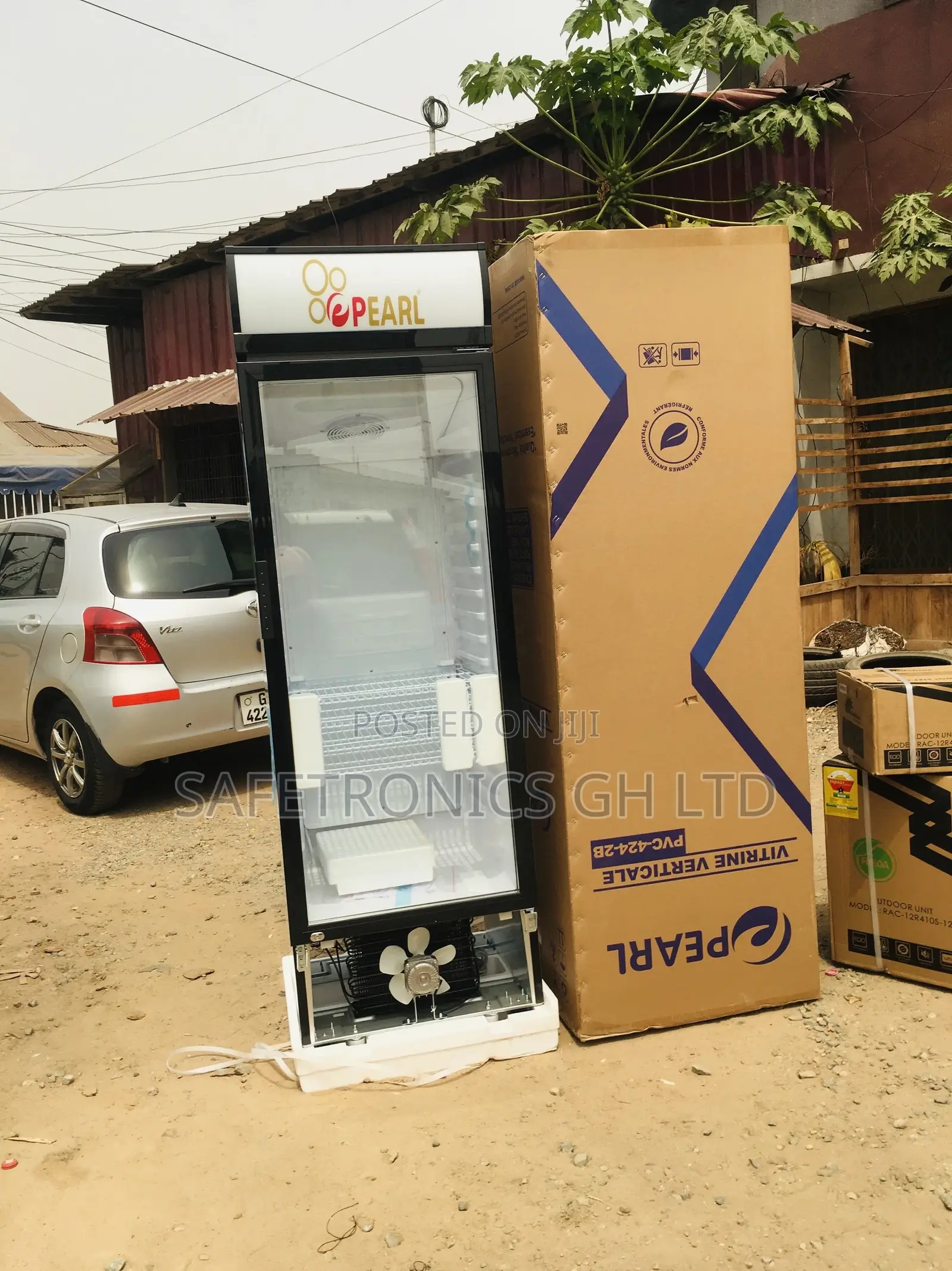 Durable Pearl PVC-316 Glass Display Singledoor Fridge