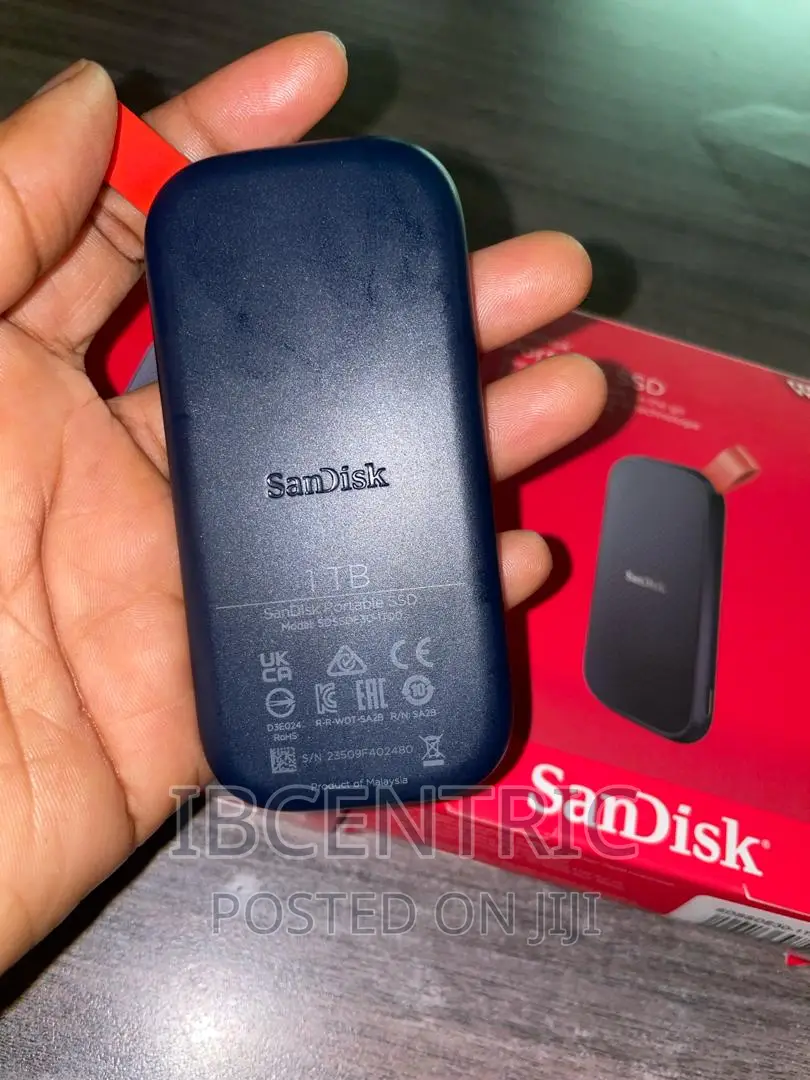 Sandisk 1tb Portable Solid State Drive(Ssd)
