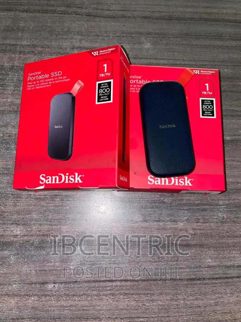 Sandisk 1tb Portable Solid State Drive(Ssd)