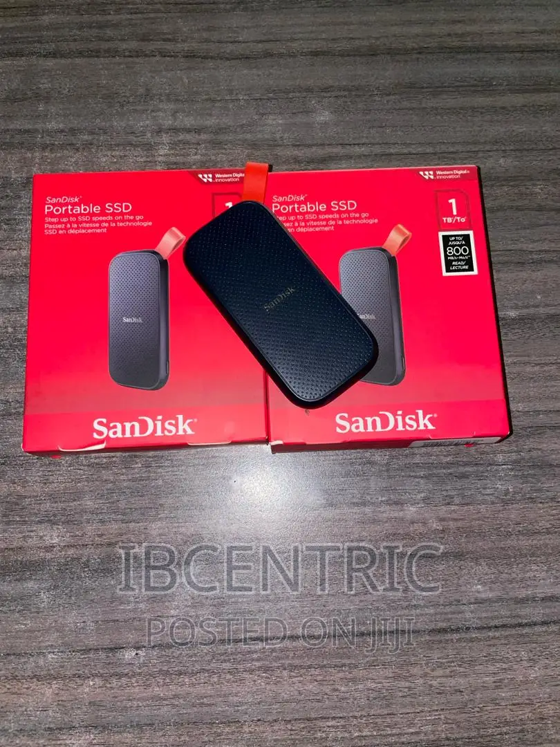 Sandisk 1tb Portable Solid State Drive(Ssd)