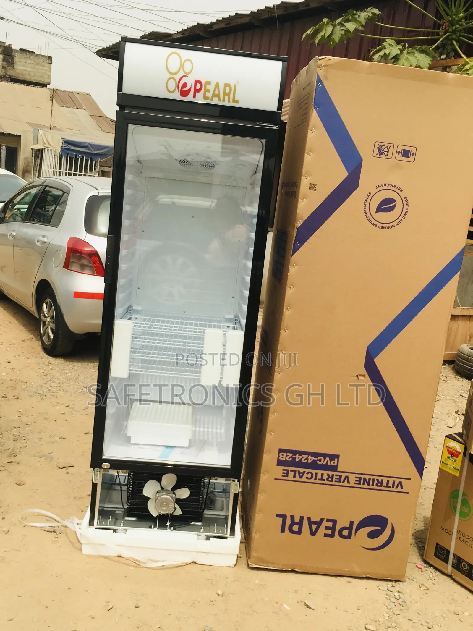 Electric Glass Singledoor Display Pearl PVC-424-2b Fridge