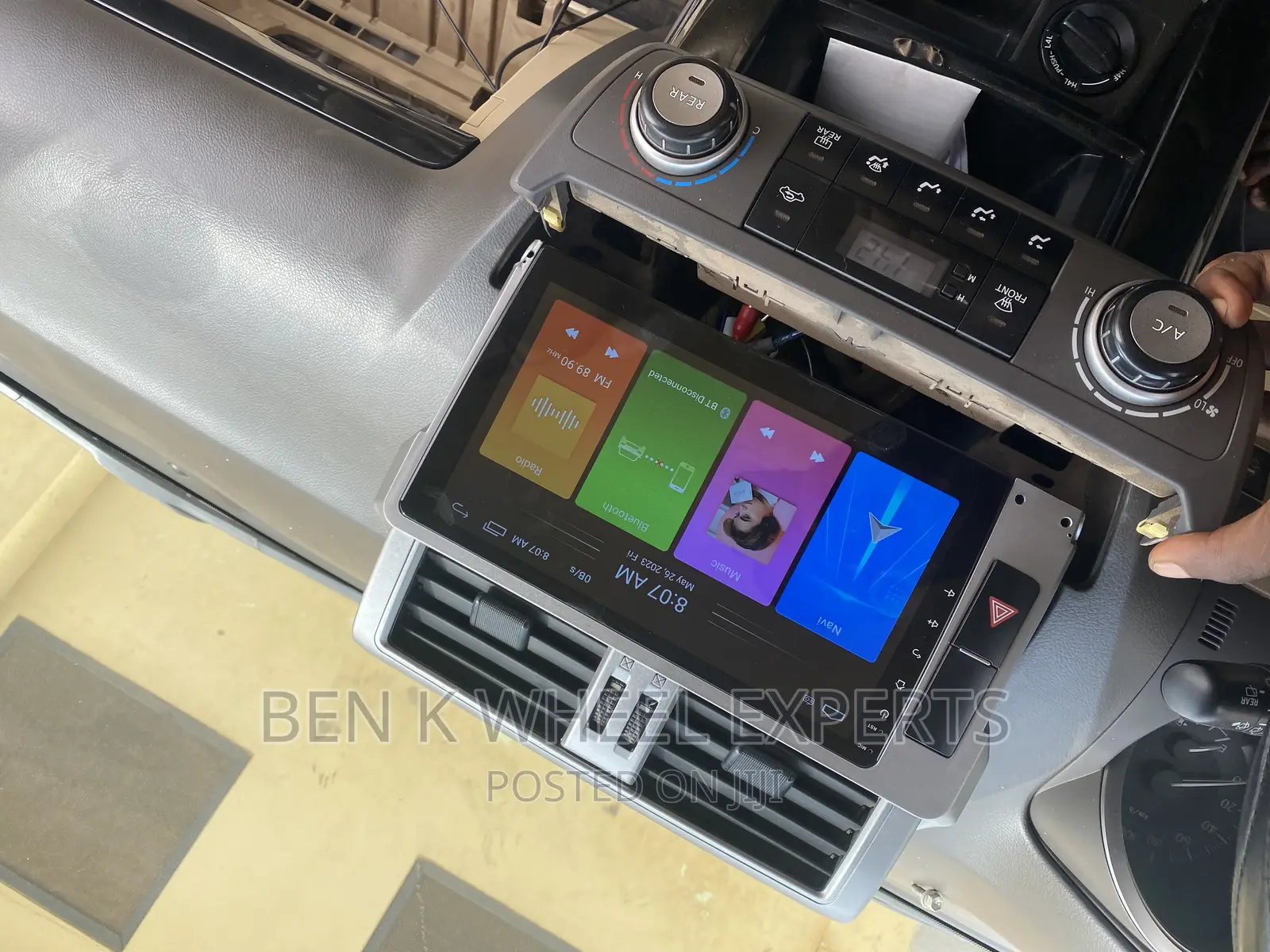 Toyota Land-Cruise Prado Android Screen,.