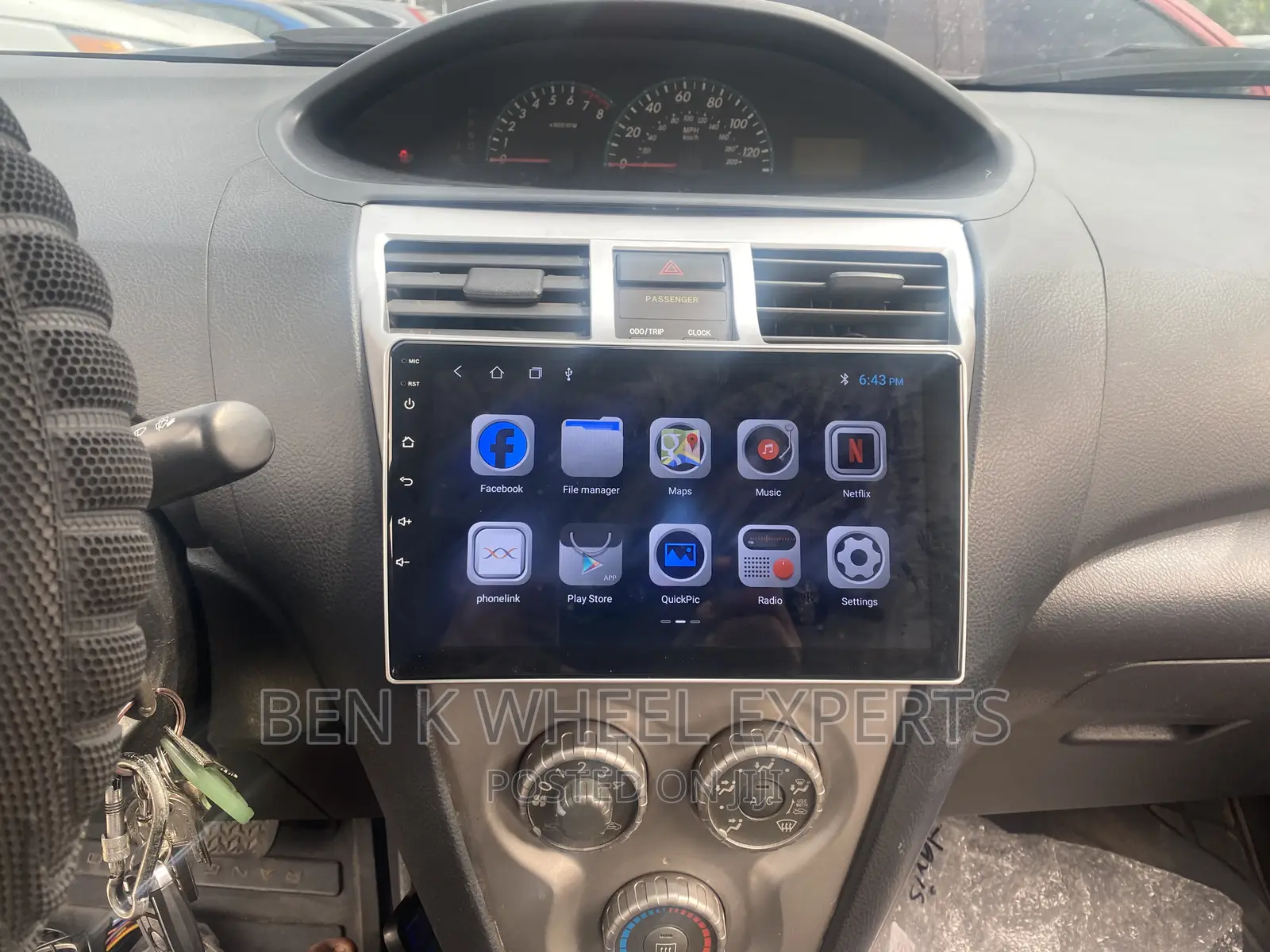 Toyota Yaris/Belta Android Screen A