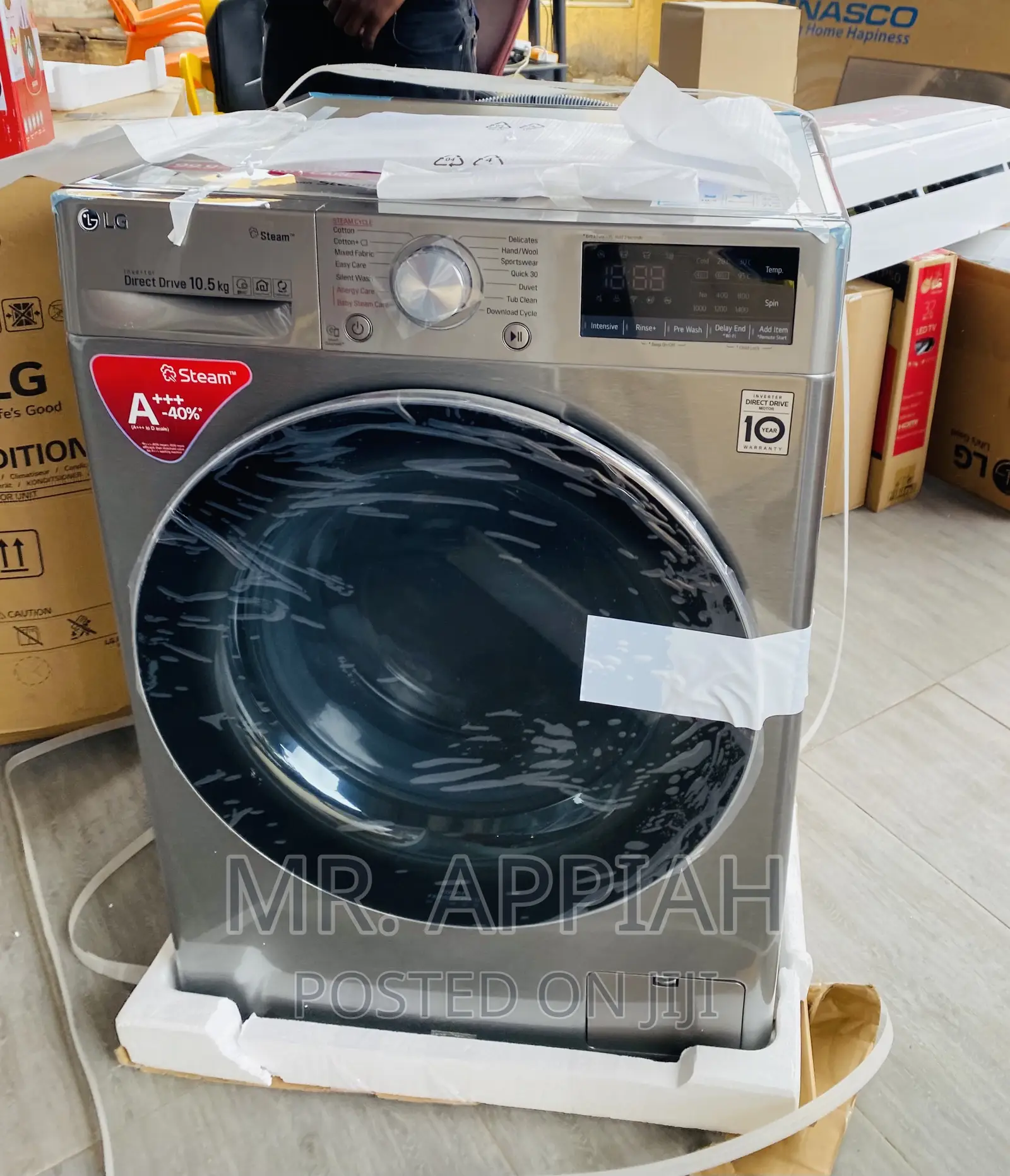 Original LG F0L9DGP2S Front Load Washing Machine(Gray).