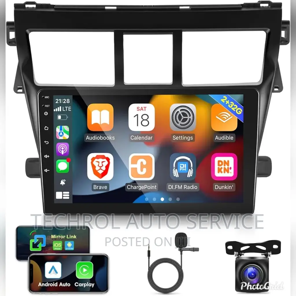 Toyota Yaris Belta 2008-2011 Carradio Andriod Carplay System