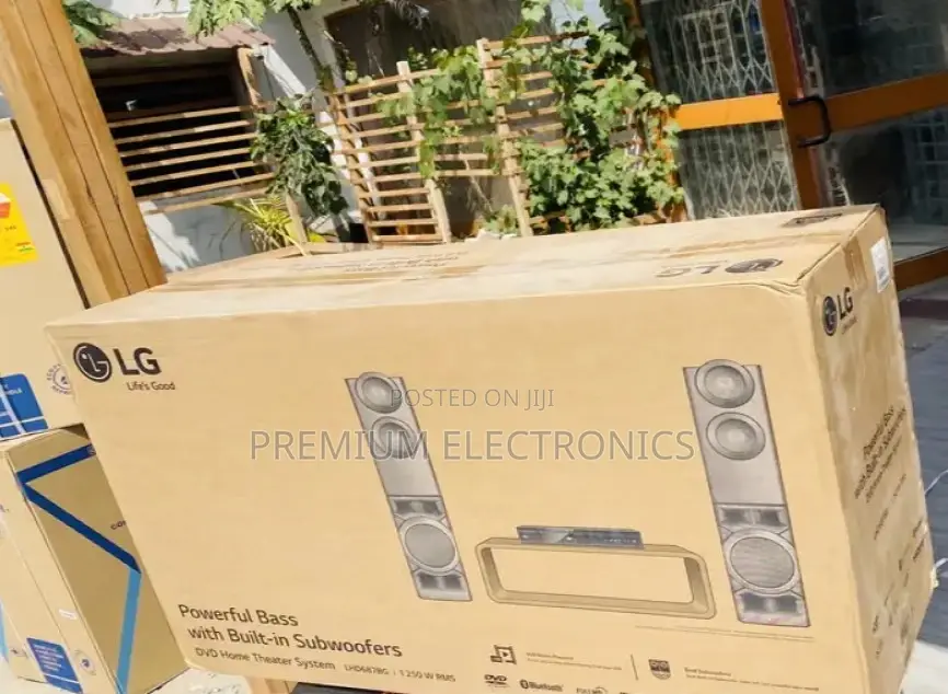 Lg 1250w 4.2ch Home Theater System, Dual Subwoofer, Lhd687bg