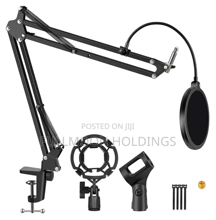 Adjustable Microphone Stand Suspension Boom Scissor Arm Mic