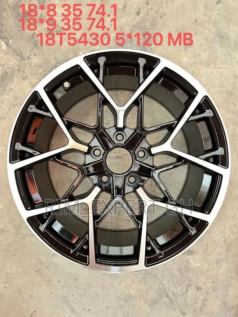 Original BMW Net Net Rim 18 Black and Silver