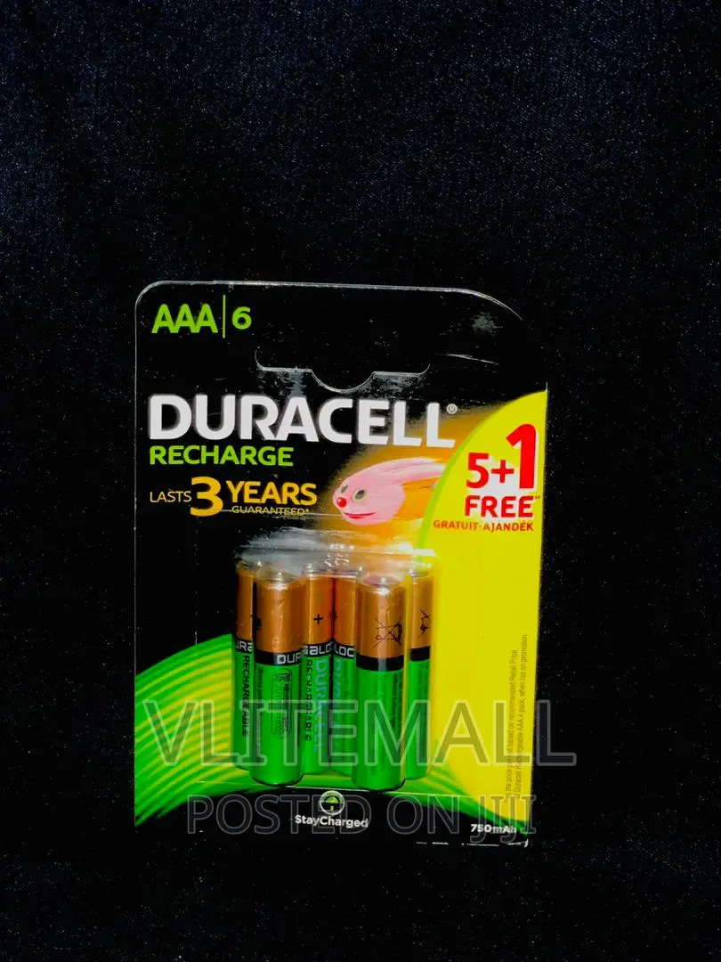 Duracell Aaa Rechargeable Batteries 5+1pack