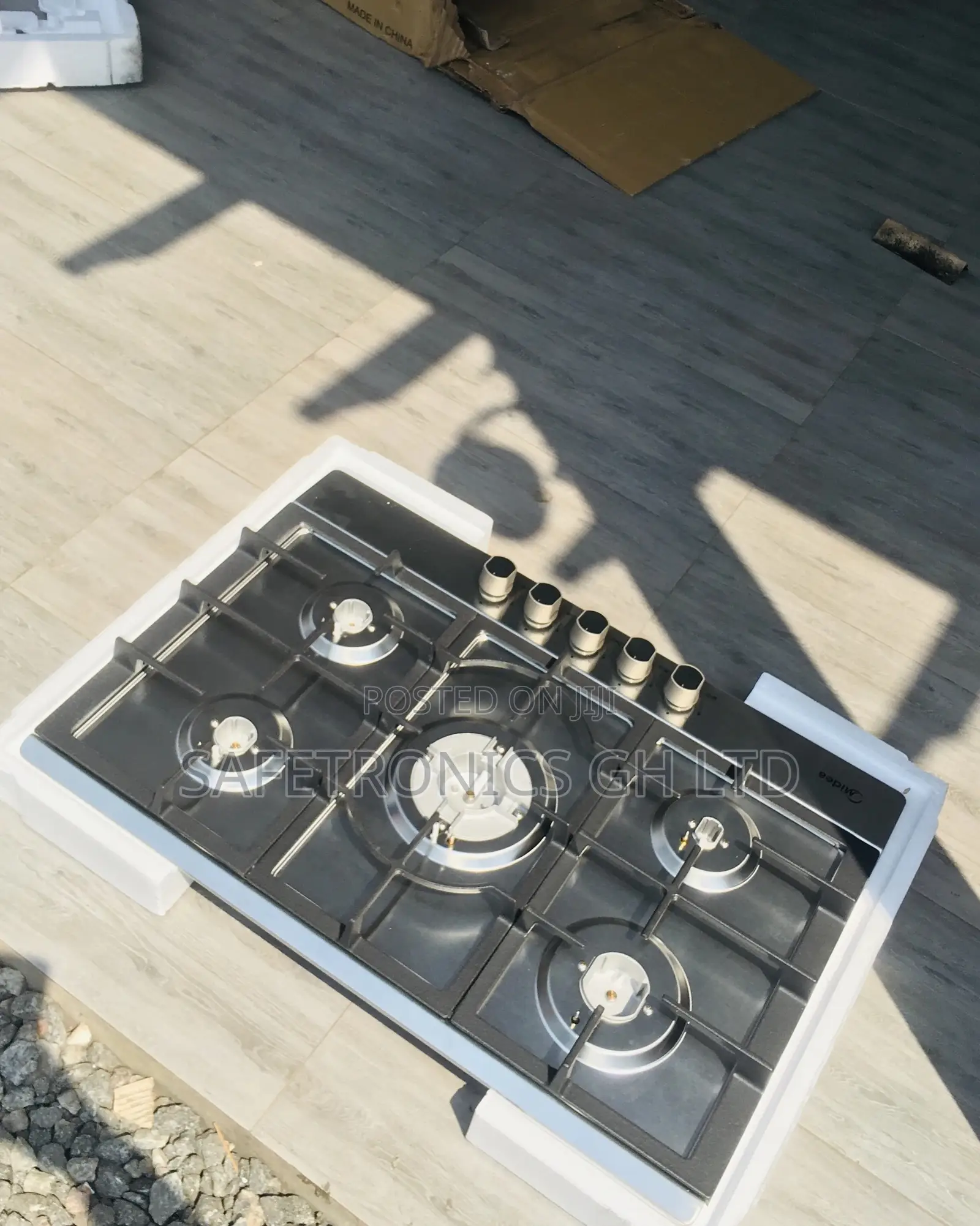 Affordable Electric 5 Hobs Gray Midea 75G50ME Cooker