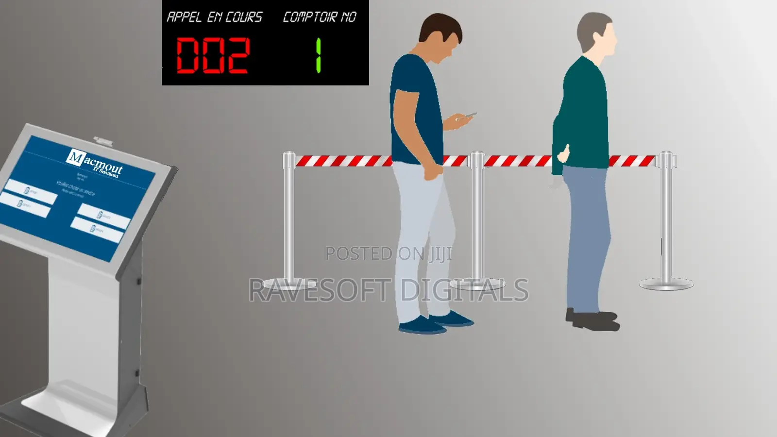 Queue Management System For Banks, Hospitals Etc.