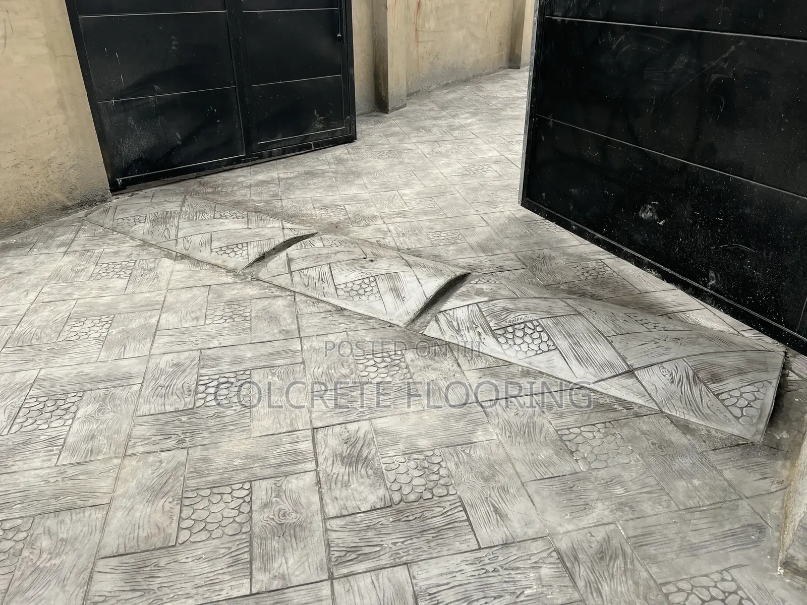Outdoor Stamped Concrete Floor