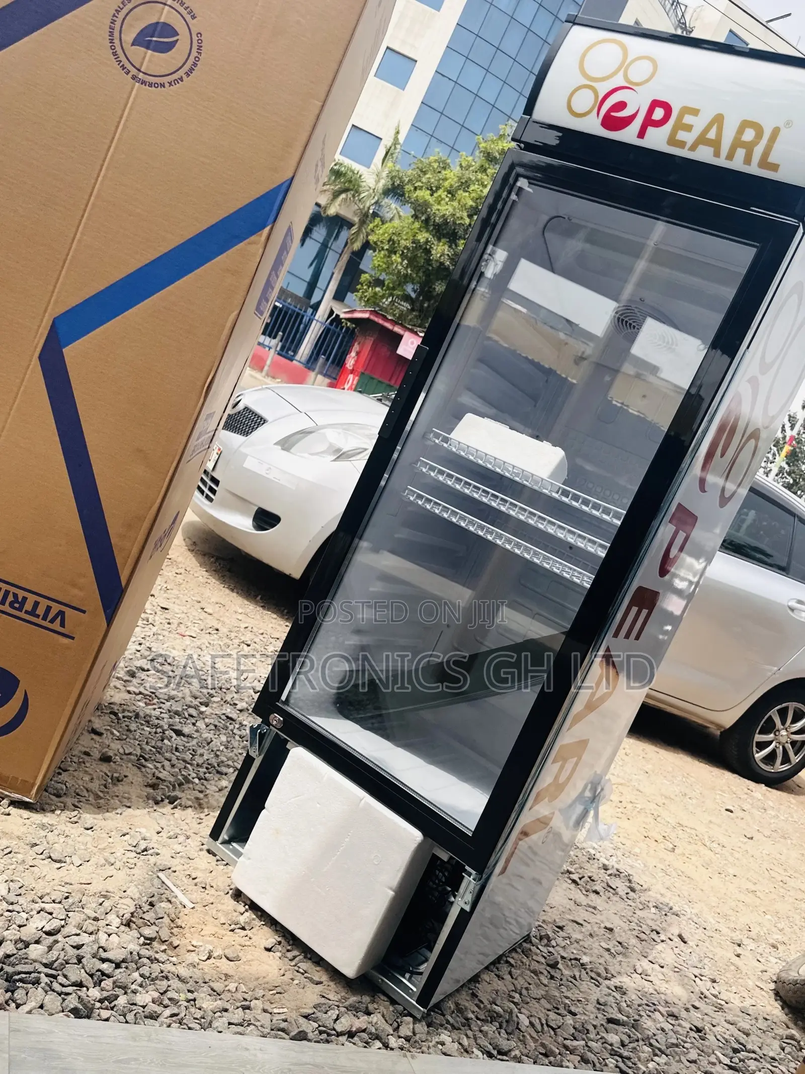 Electric Singledoor Glass Pearl PVC-316-2b Display Fridge