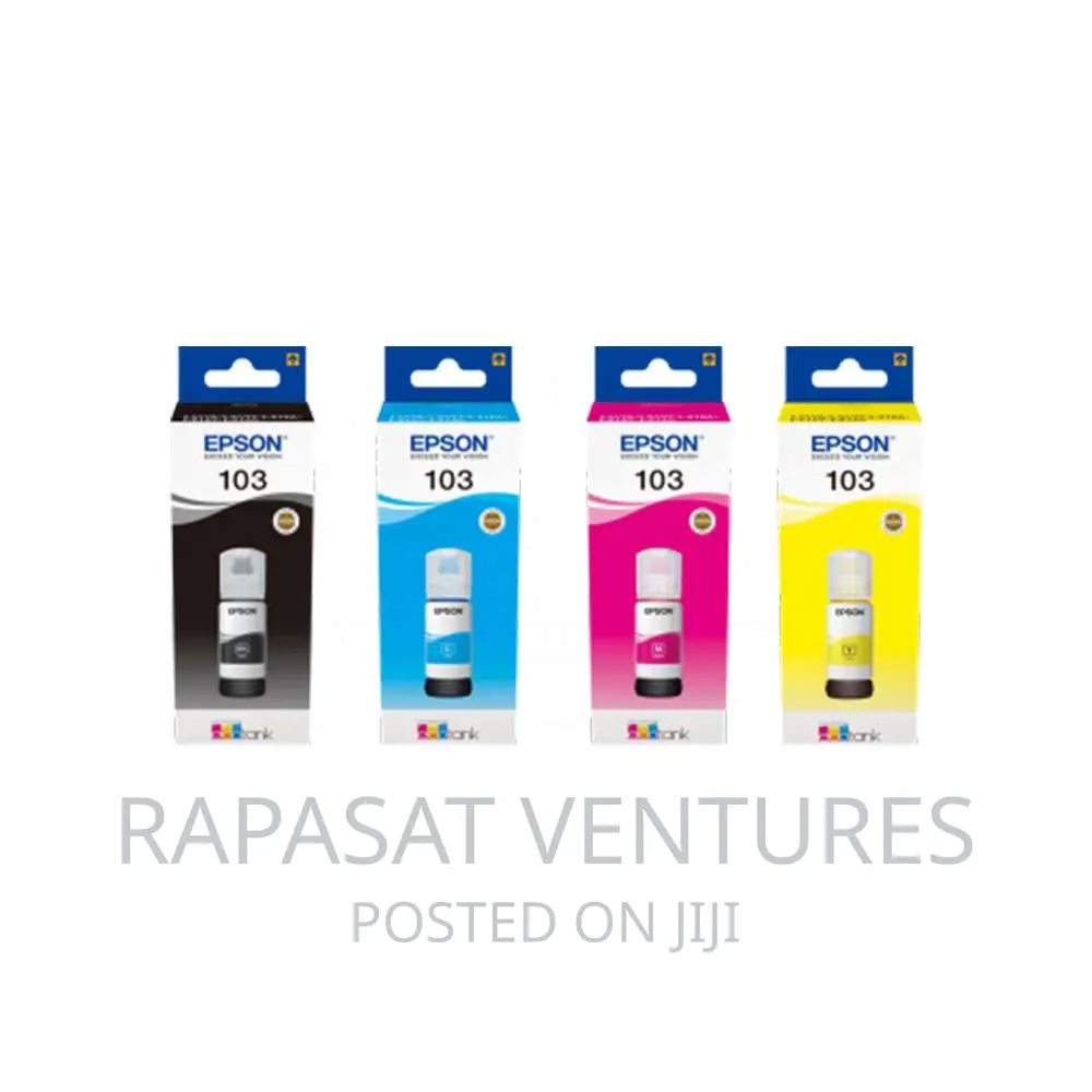 Epson 103 Ecotank Ink Bottle (200 Cedis Per Color)