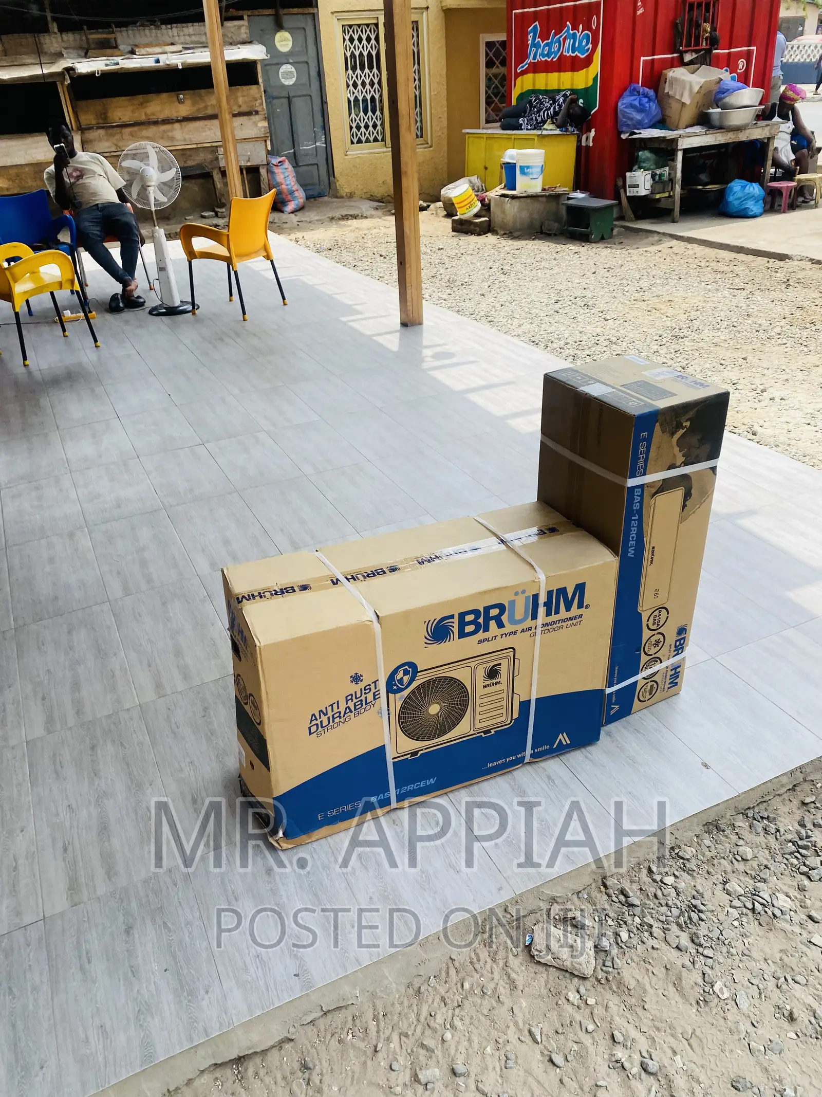 Super Affordable Bruhm 2.5hp Split Type Ac(White).