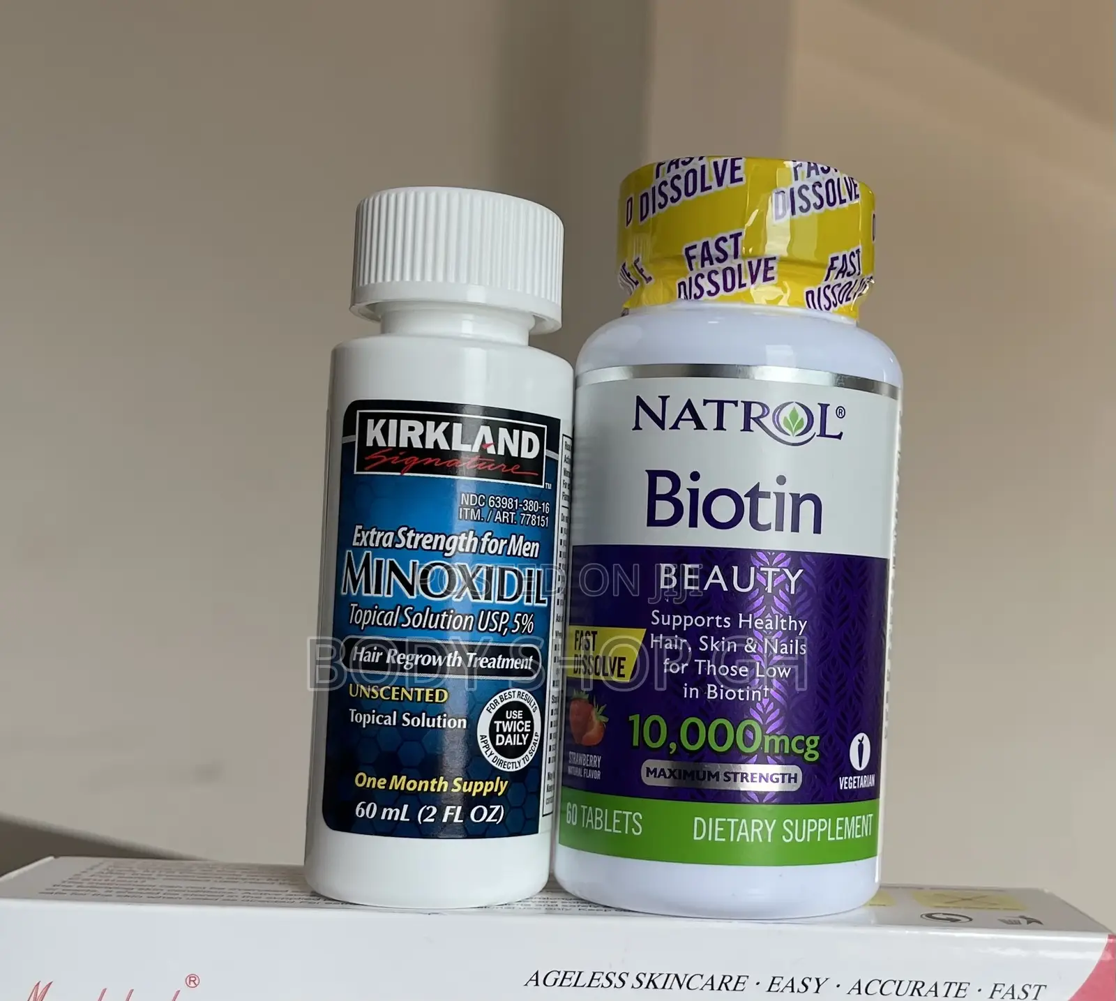 Kirkland Minoxidil + Biotin for Beard and Hair Growth
