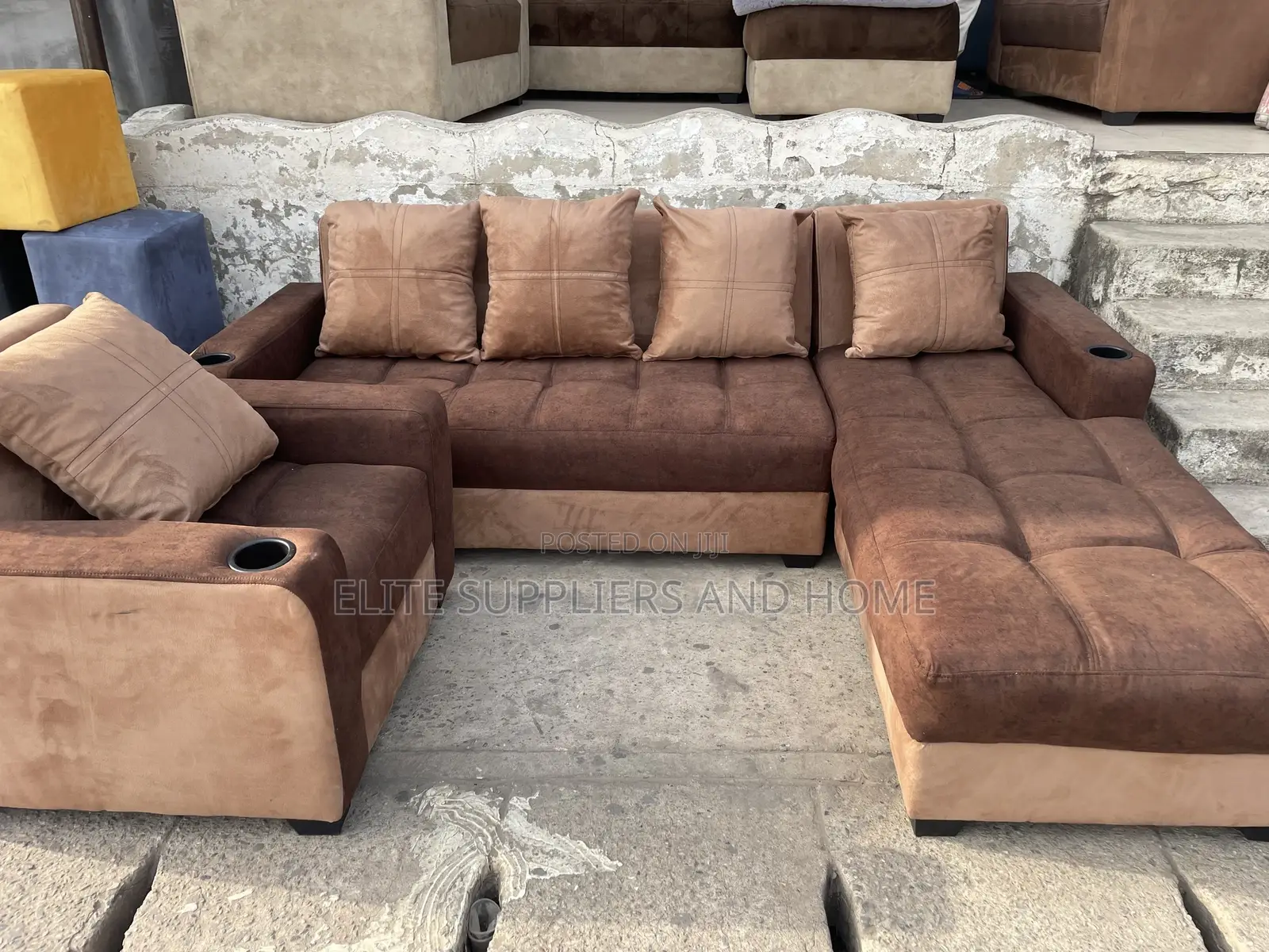 Sofa Set L-Shape +1 (Foreign)