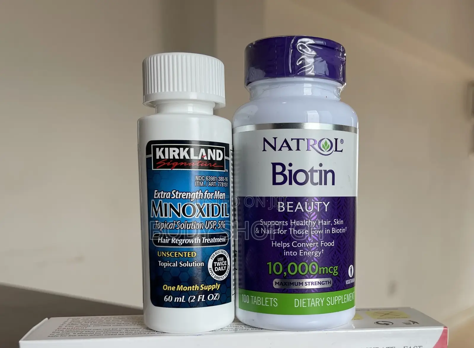 Kirkland Minoxidil + Biotin for Beard and Hairline Growth