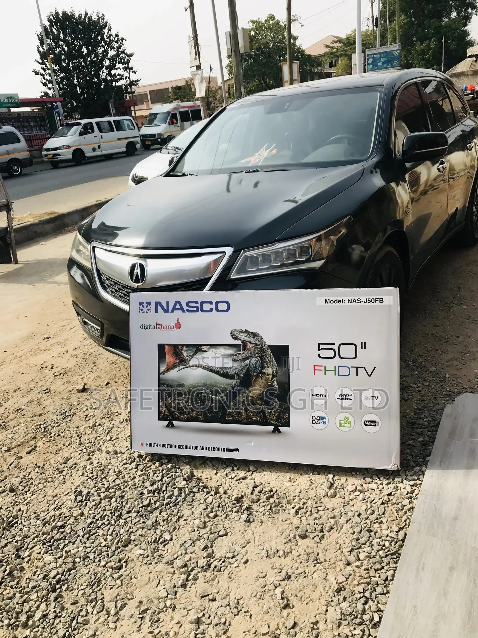 Black Glossy Full Hd Nasco Digital 50 Inches Electric LED Tv