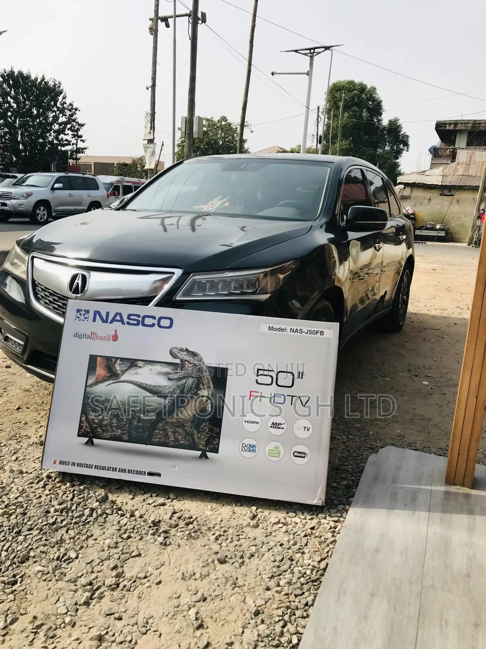Black Glossy Full Hd Nasco Digital 50 Inches Electric LED Tv