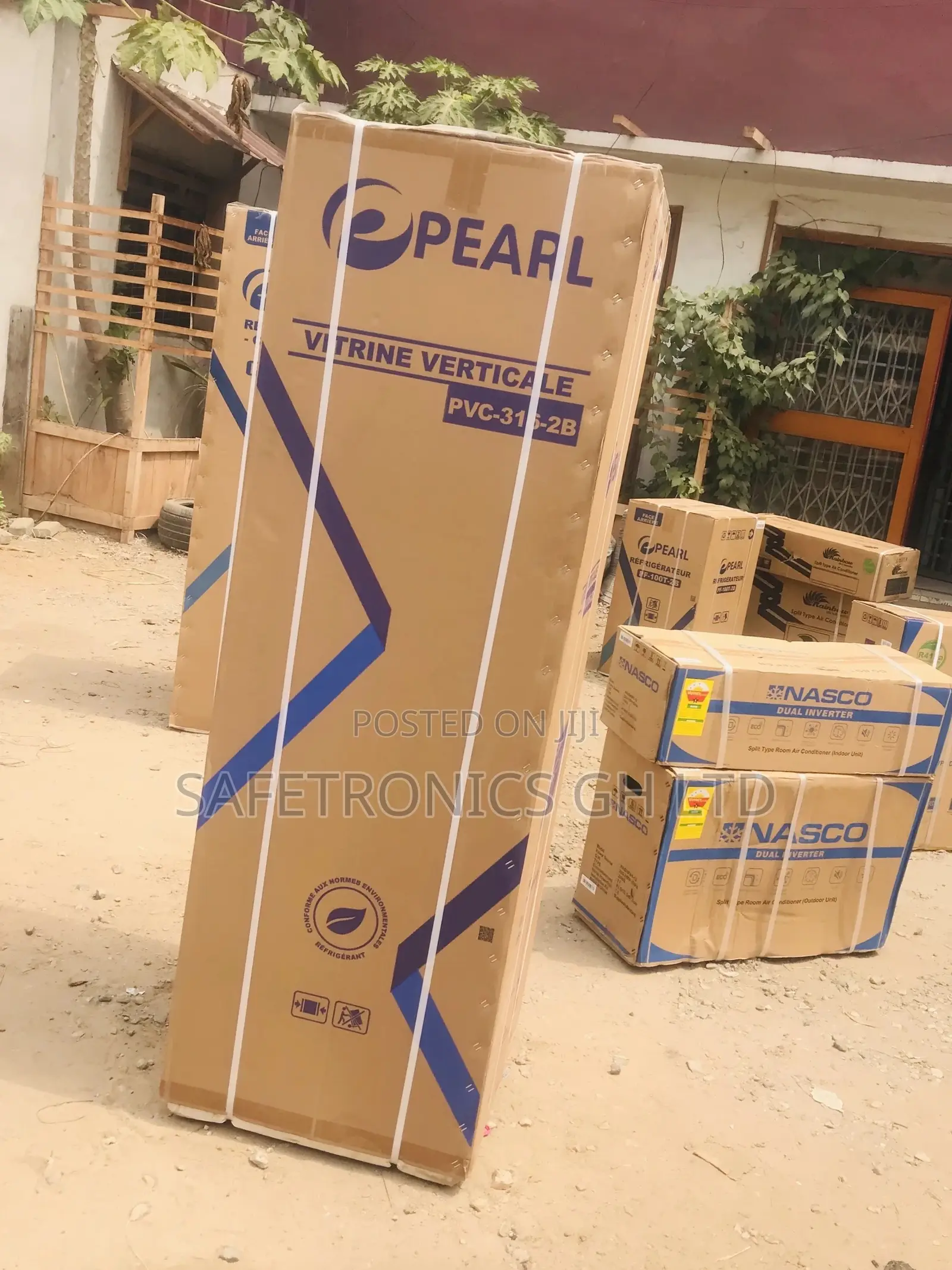 Electric Glass Pearl Singledoor Display PVC-316-2b Fridge