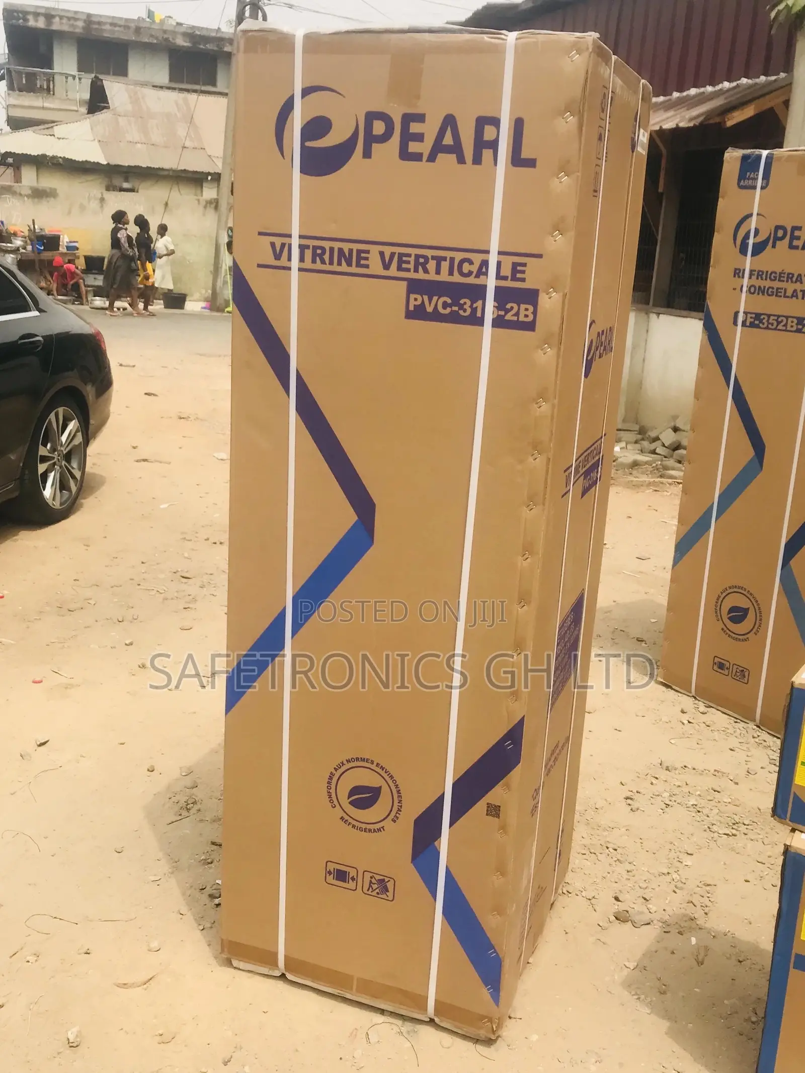 Pearl Lasting PVC-316-2b Singledoor Display Glass Fridge