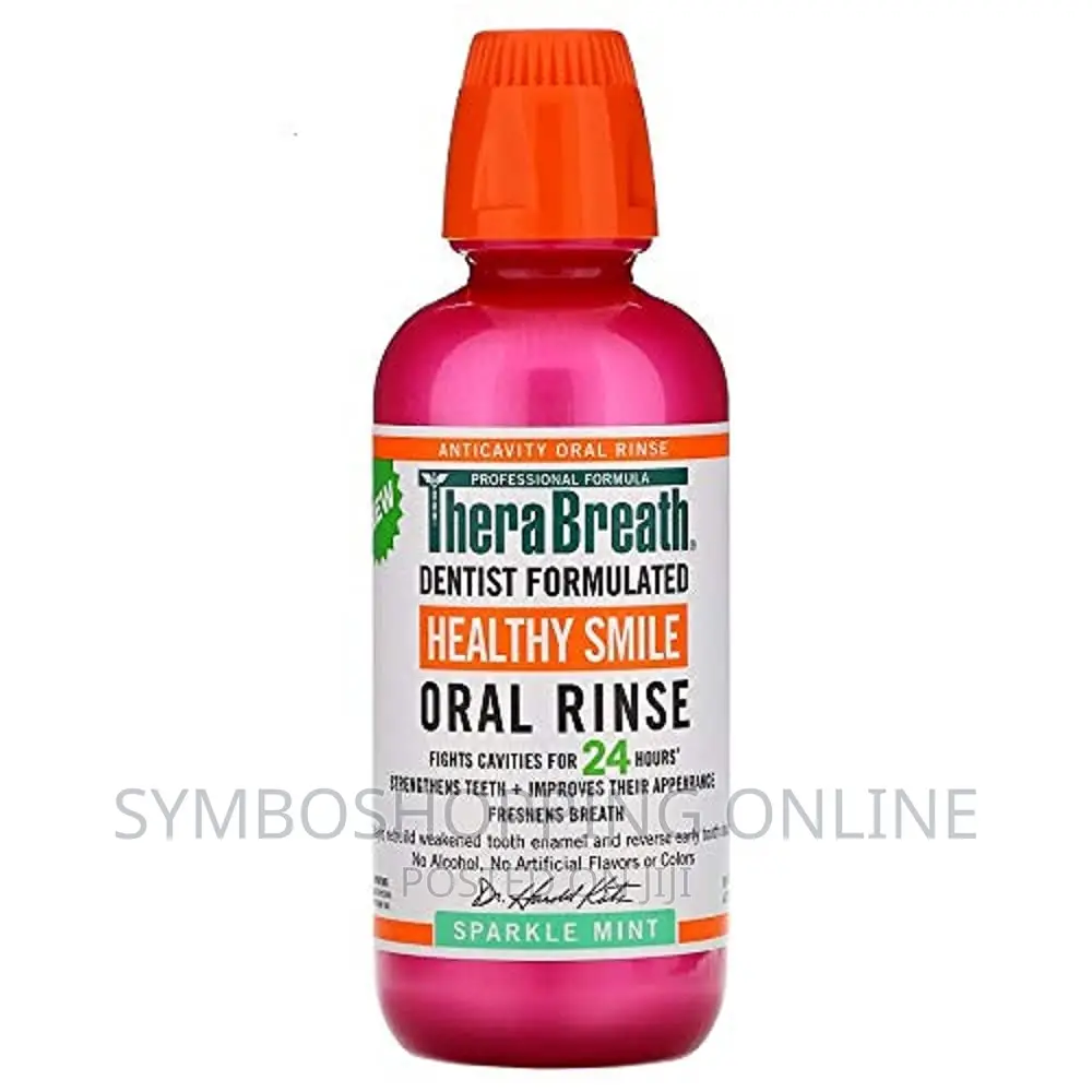 Therabreath Healthy Smile Rinse Sparkle Mint Mouth Wash16 Oz