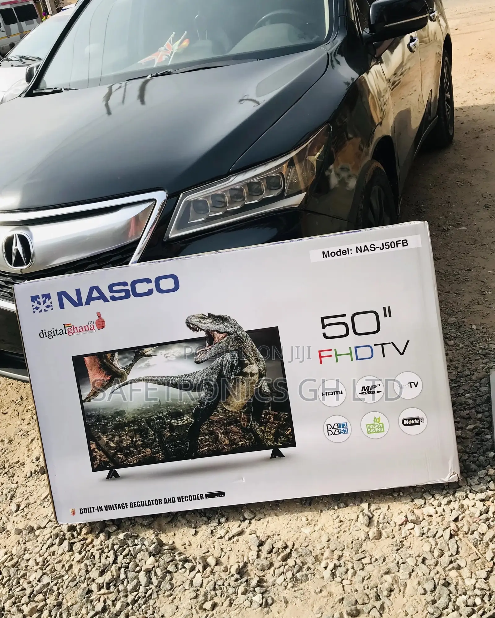 Eoectric Display Black Nasco Glossy LED 50 Inches Full HD Tv