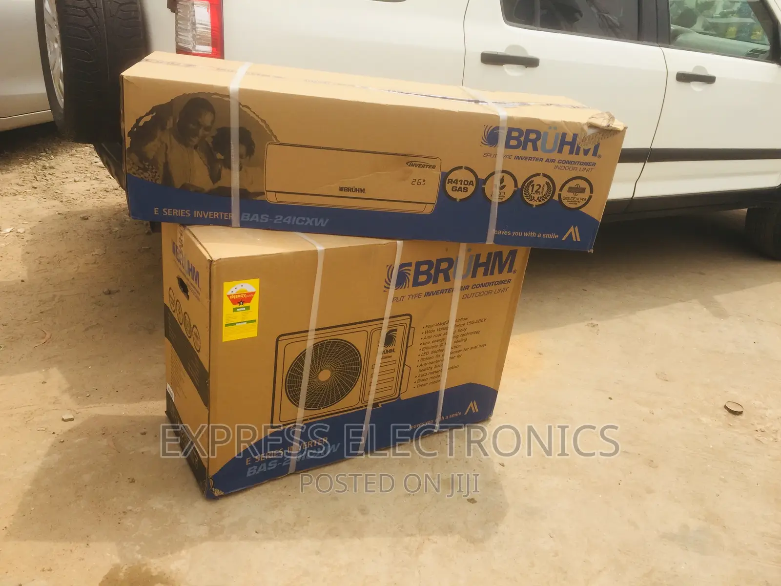 Fire Proof Electric Box Inverter Split R410 Bruhm 2.5hp