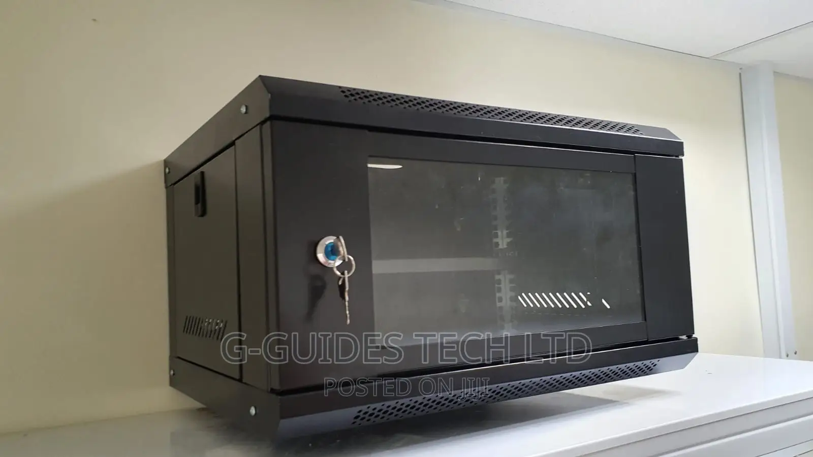 6u Cabinet 520x400x350mm With Extension Board, Fan and Tray