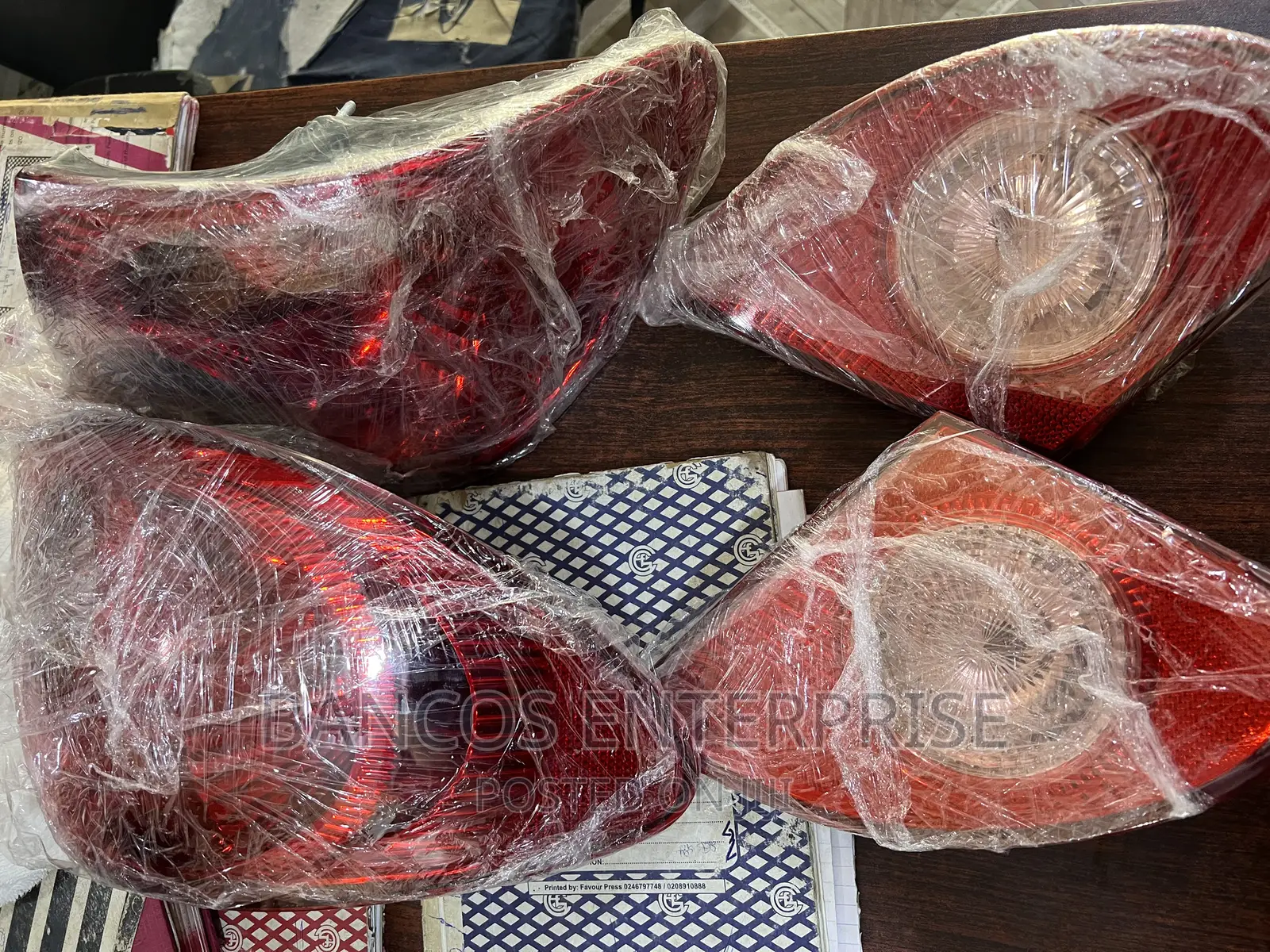 Toyota Corolla 2005/2008 Tail Lamp and Boot Lamp
