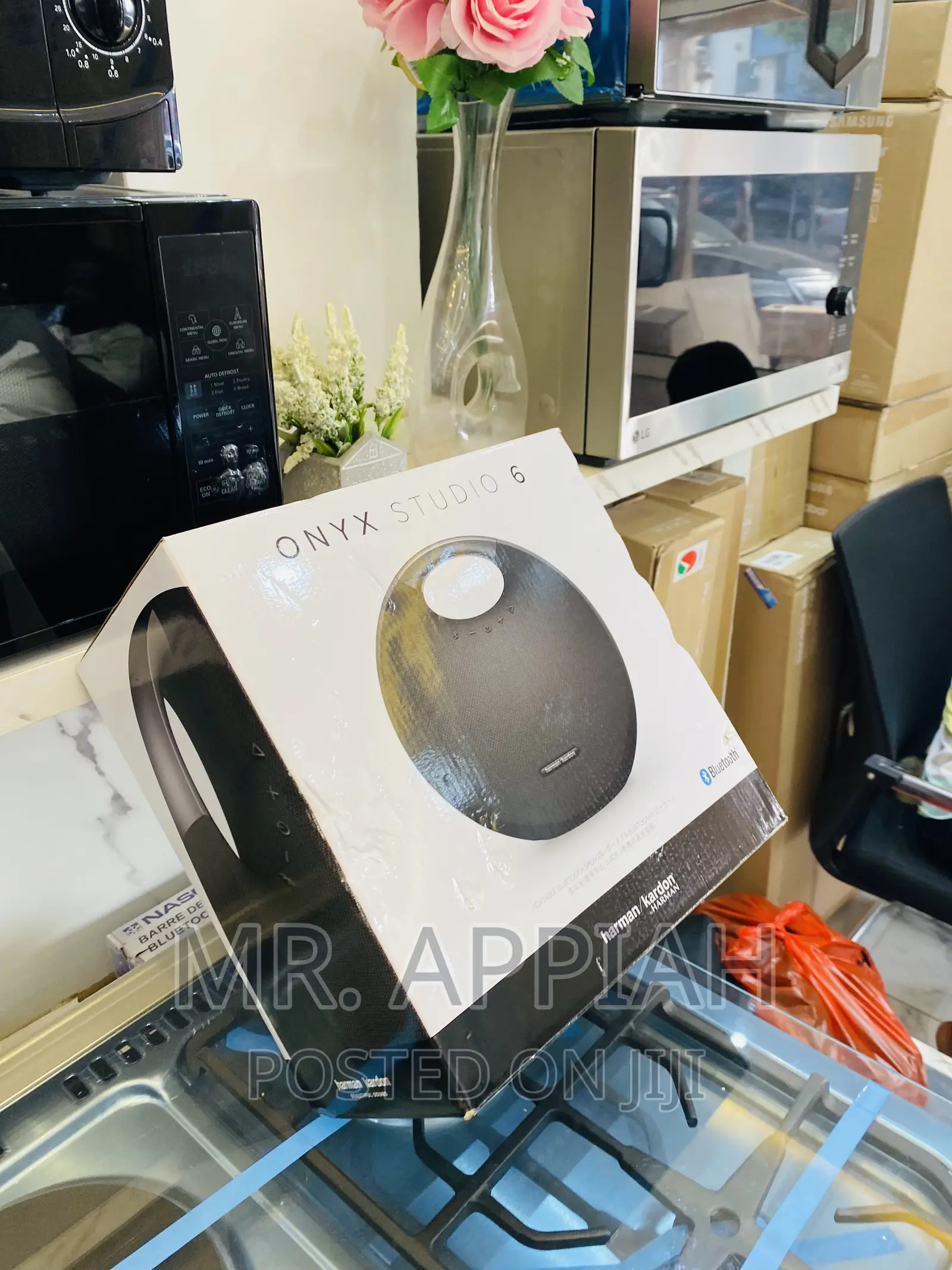 Authentic Onyx 6 Portable Bluetooth Speaker(Black).