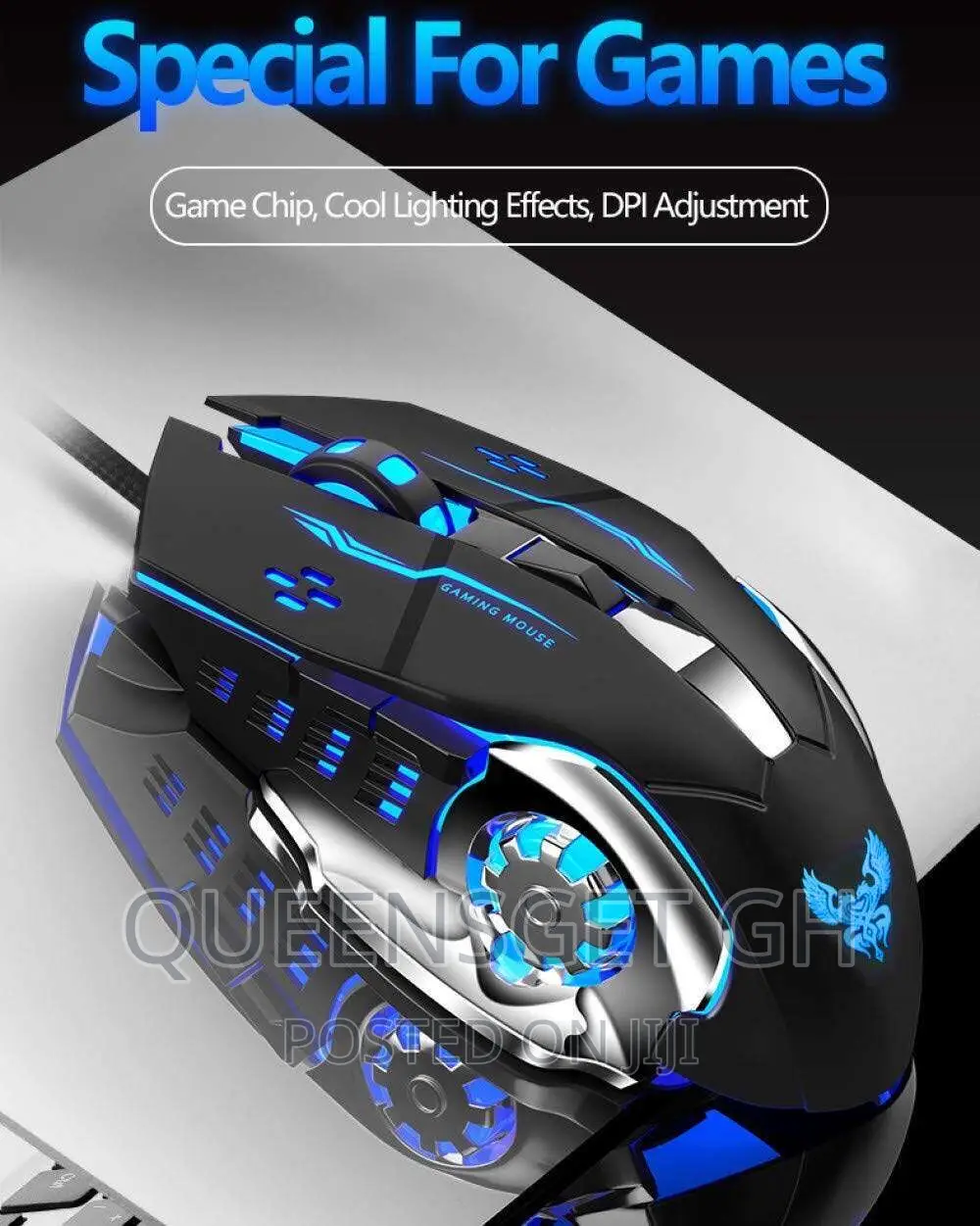 Wireless Gaming Rechargeable Bluetooth RGB Mouse