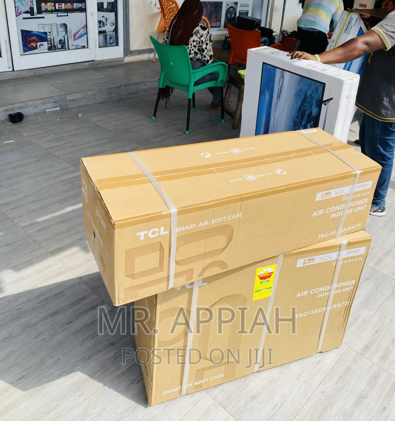 Lovely TCL 2.0hp Split Type Inverter Air Conditioner.