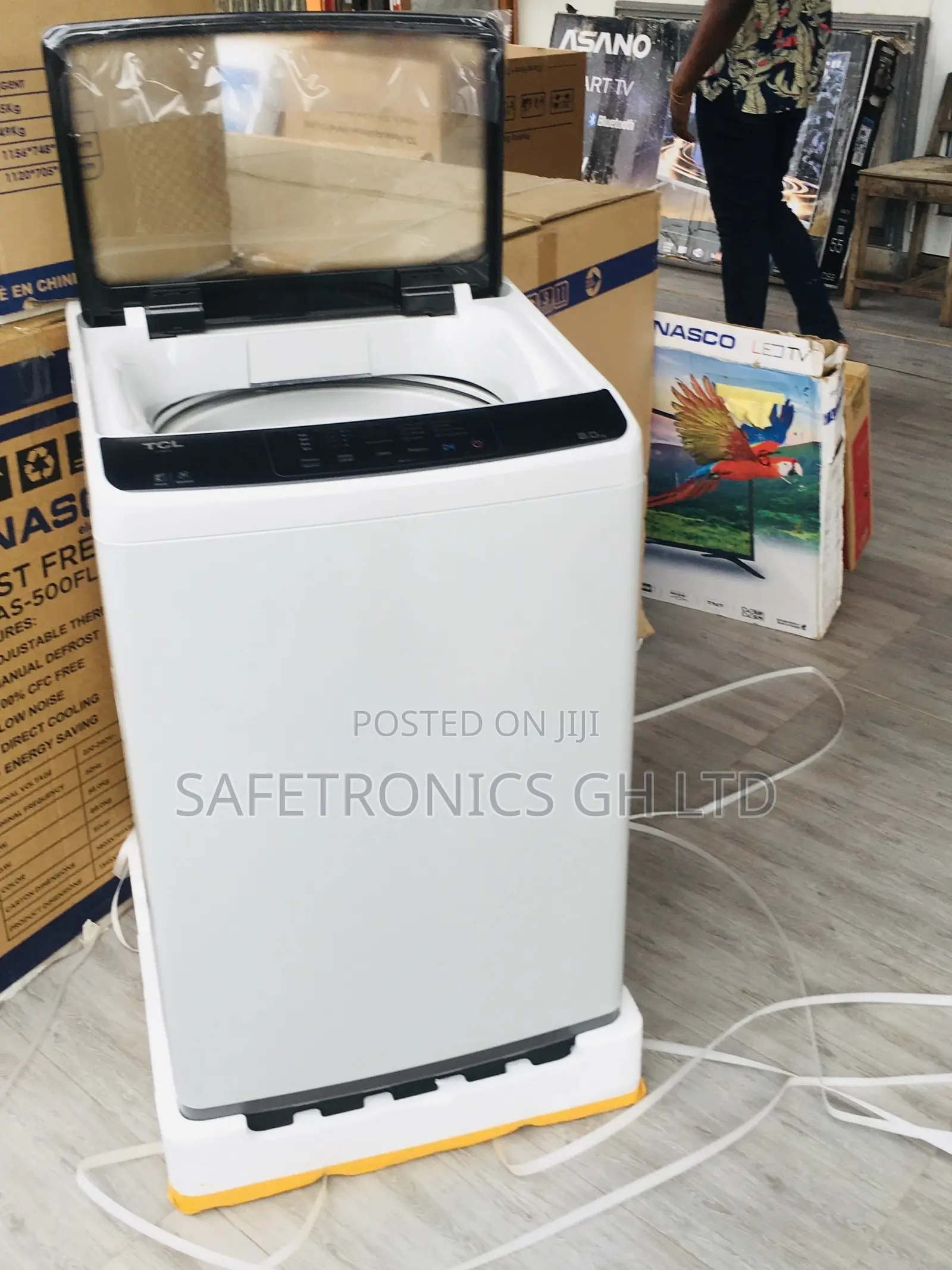 7kg Washingmachine Topload Semiautomatic TCL Electric Gray
