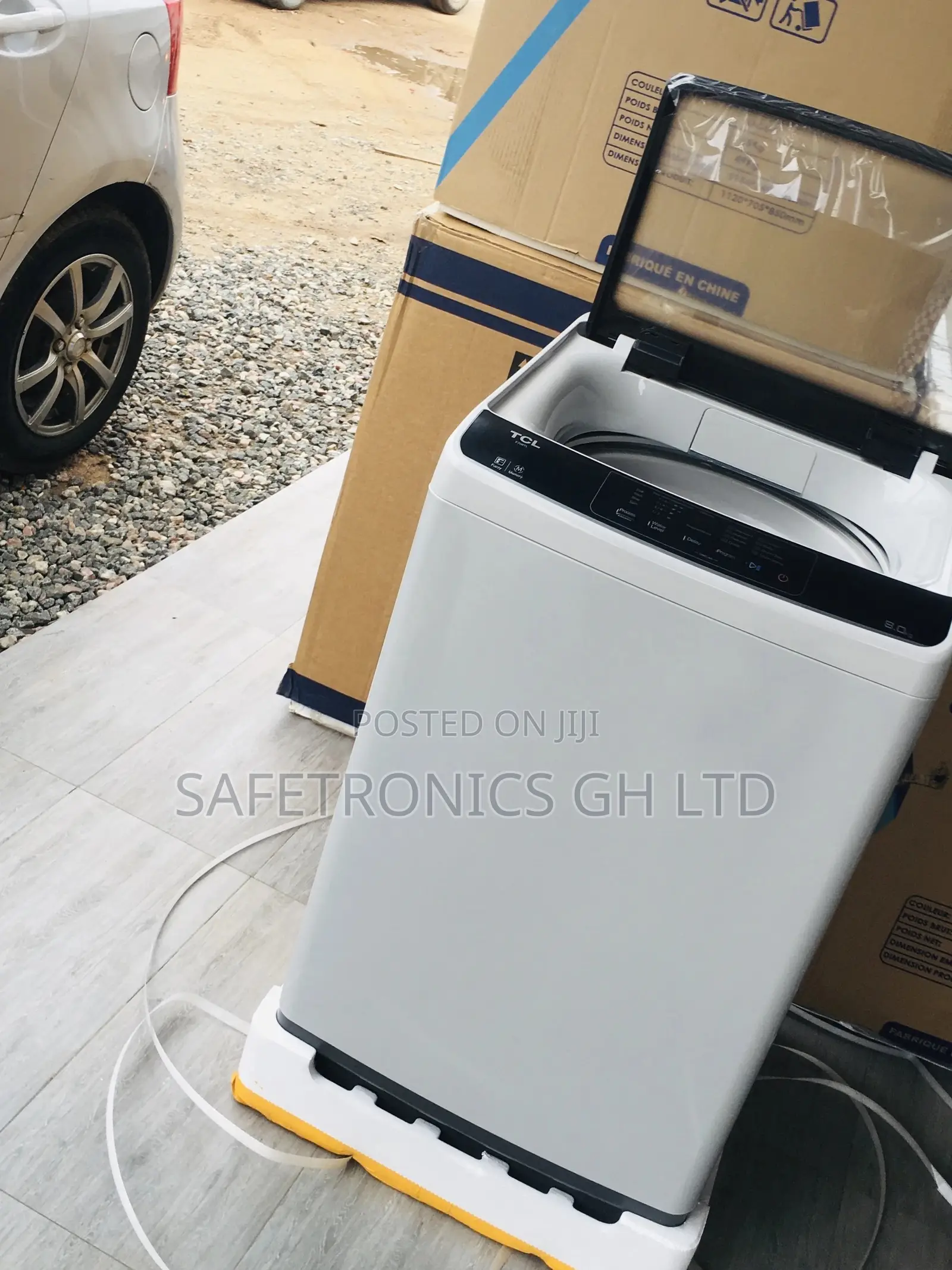 Topload Washingmachine 7kg Semiautomatic Topload TCL Gray
