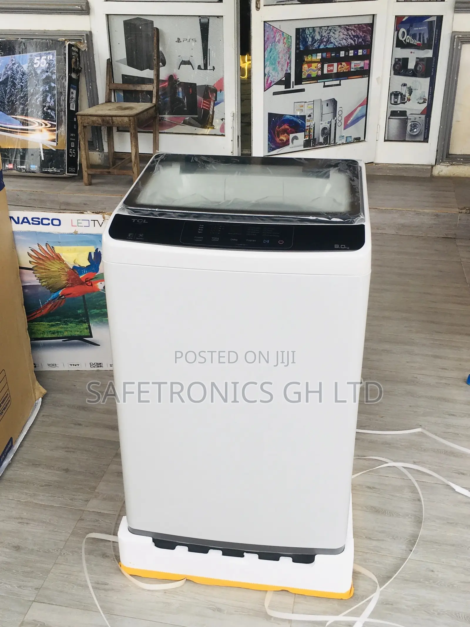 Topload Gray Washingmachine TCL 7kg Semiautomatic Essential
