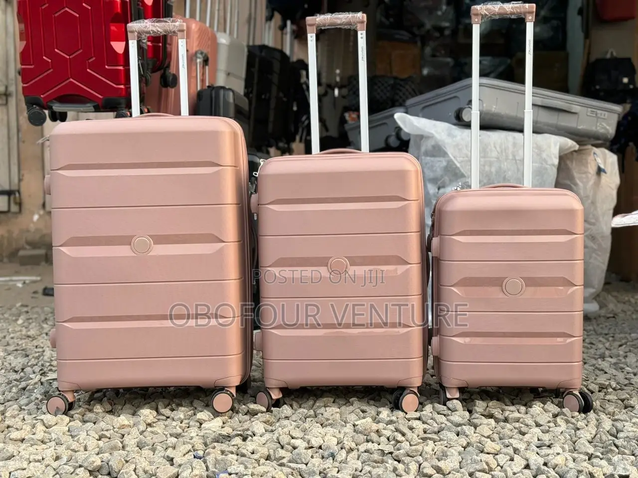 Engel 3 in 1 Rose Gold Luxury Luggage