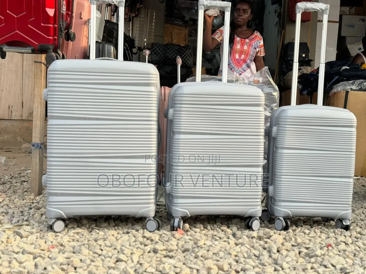 Engel 3 in 1 Rose Gold Luxury Luggage
