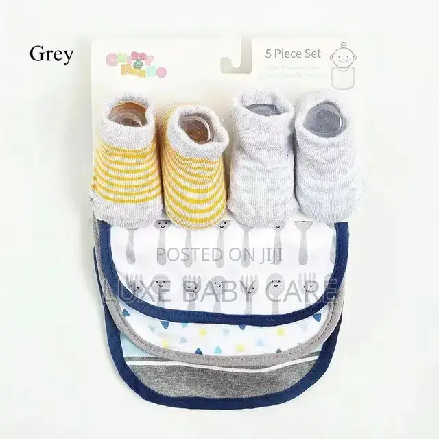 Baby Bib Socks Set